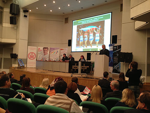 VII Internationale wissenschaftliche Konferenz zum Thema Bestand und Entwicklungsperspektiven der Medizin im Hochleitungssport "Sportmed-2012"